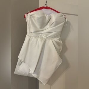 Vhybe Studio White Strapless Dress